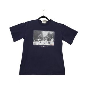 AND1 navy basketball graphic t-shirt